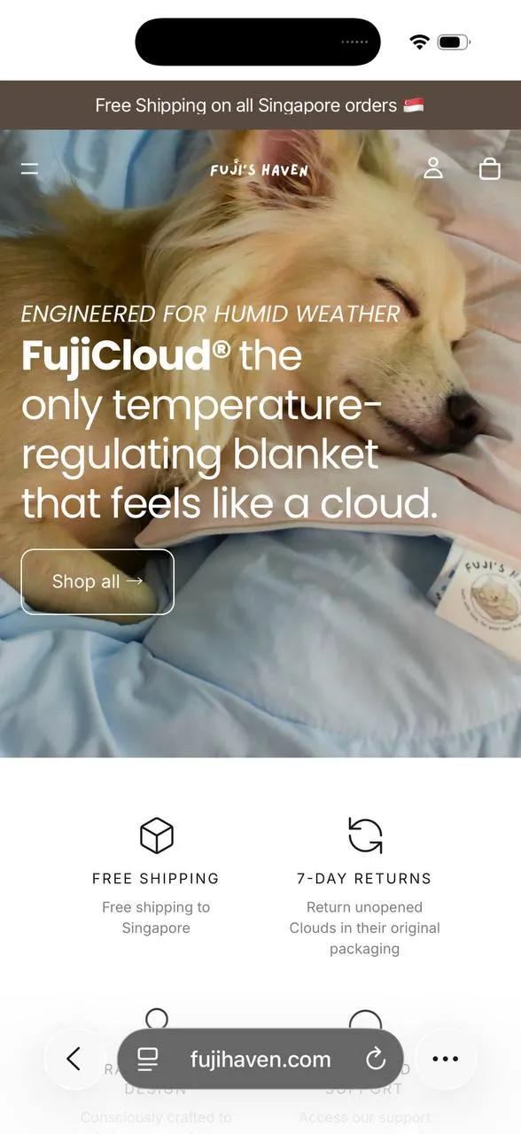 Fuji's Haven mobile